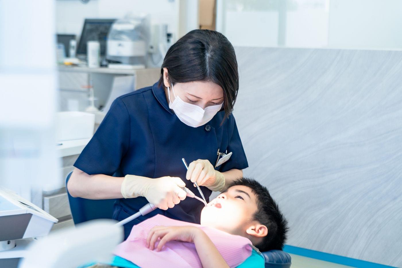 子どものむし歯治療